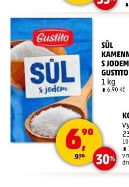 SŮL KAMENNÁ S JODEM GUSTITO