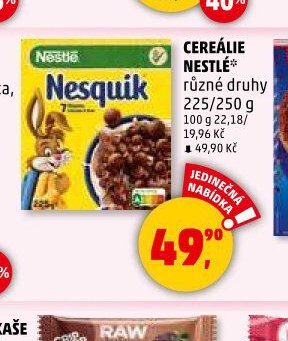 Cereálie Nestlé Nesquik, 225/250 g