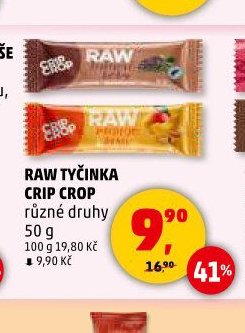 Raw tyčinka Crip Crop, 50 g