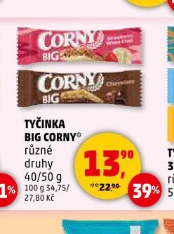 Tyčinka Big Corny, 40/50 g
