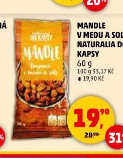MANDLE V MEDU A SOLI NATURALIA DO KAPSY
