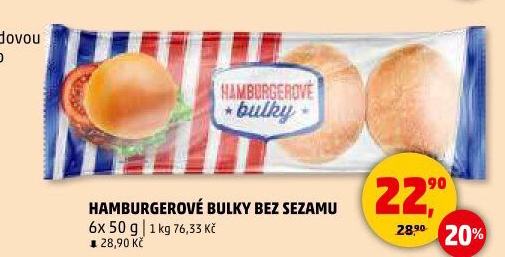 Bulka na hamburger