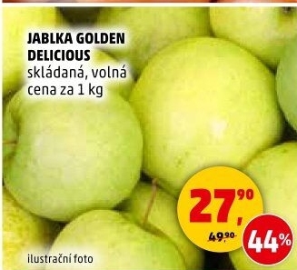 Jablka Golden Delicious