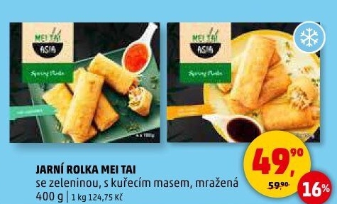 Jarní rolky mražené Mei Tai Asia
