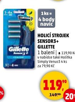 Jednorázová holítka dámská Simply Gillette Venus