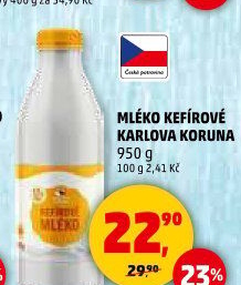 Kefírové mléko Karlova Koruna