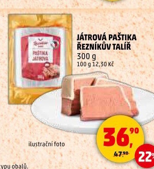 Paštika játrovka Řezníkův talíř