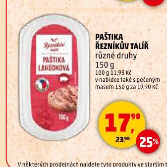 Paštika Řezníkův talíř