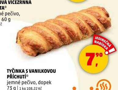 Pečivo tyčinka s náplní