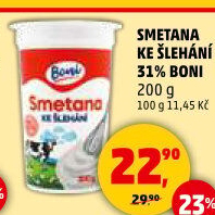Smetana ke šlehání Boni 31%