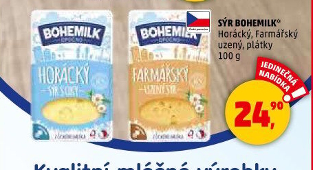 Sýr Horácký 30% Bohemilk Opočno