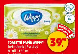 Toaletní papír 3vrstvý Wippy