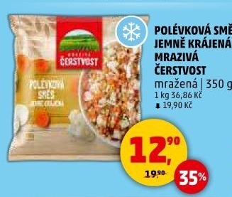 Zeleninová polévková směs mražená Mrazivá Čerstvost