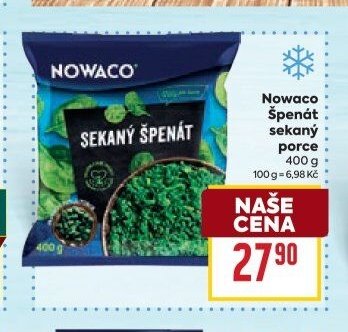 Nowaco Špenát sekaný porce