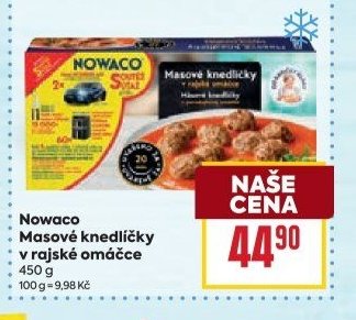 Nowaco Masové knedlíčky v rajské omáčce