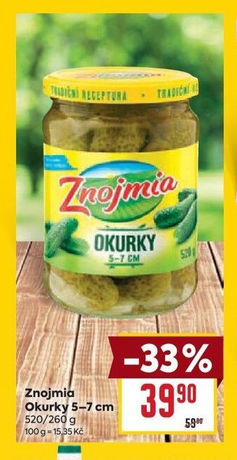 Znojmia Okurky 5-7 cm