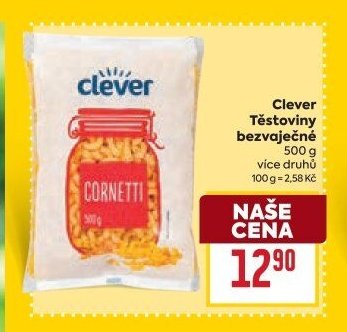 Clever Těstoviny bezvaječné