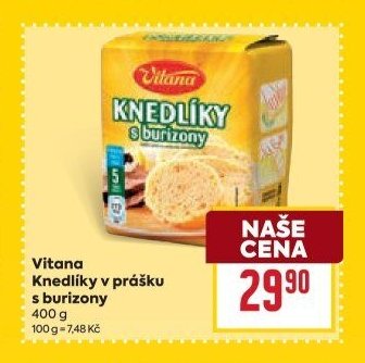 Vitana Knedlíky v prášku s burizony