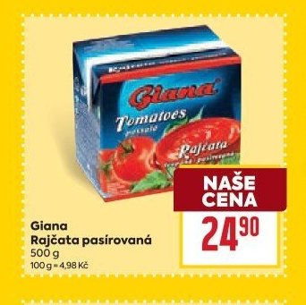 Giana Rajčata pasírovaná