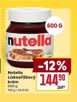 Nutella Lískooříškový krém