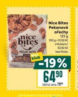 Nice Bites Pekanové ořechy 125 g