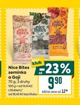 Nice Bites semínka a Goji 70 g