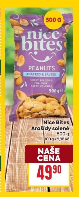 Nice Bites Arašídy solené 500 g