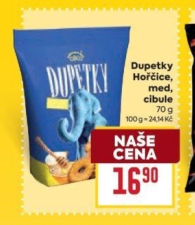 Dupetky Hořčice, med, cibule 70 g