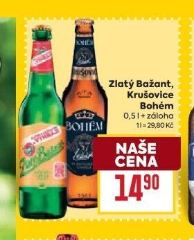 Zlatý Bažant, Krušovice Bohém