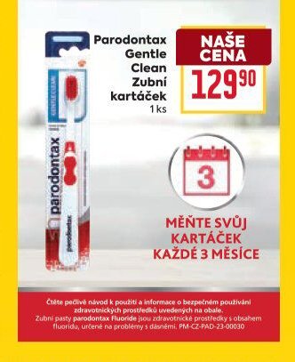 Parodontax Gentle Clean Zubní kartáček