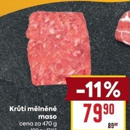 Krůtí mělněné maso