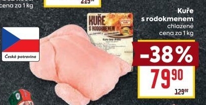 Kuře s rodokmenem Vodňanské kuře