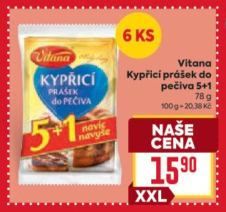 Kypřicí prášek do pečiva Vitana