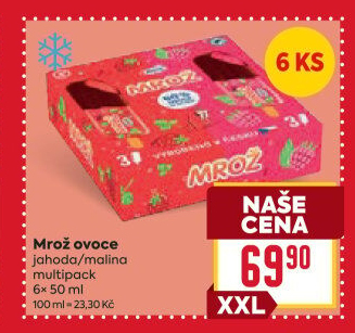 Nanuk ovoce v čokoládě Mrož Prima