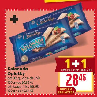 Oplatky Kolonáda Opavia