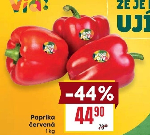 Paprika červená Billa Bonvia