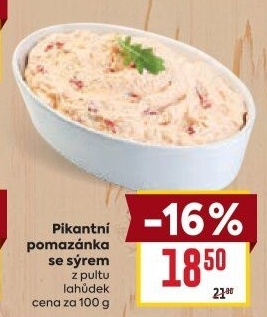 Pikantní sýrová pomazánka