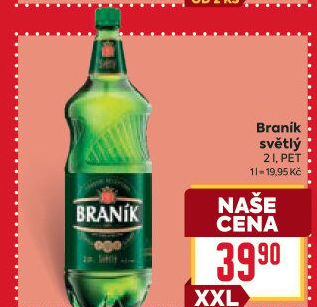 Pivo světlé Braník