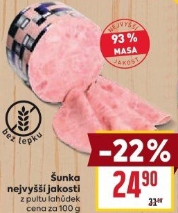 Šunka vepřová nejvyšší jakosti