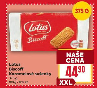 Sušenky Biscoff Lotus