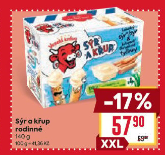 Sýr a křup Veselá kráva