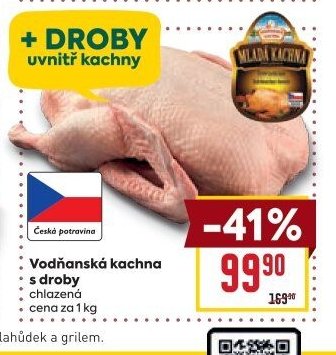 Vodňanská kachna s droby