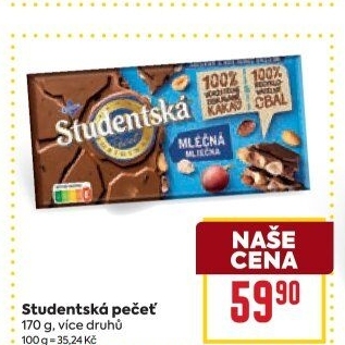 Čokoláda Studentská pečeť Orion