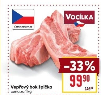Vepřový bok špička Vocílka