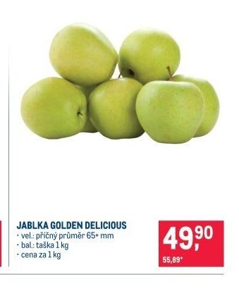 JABLKA GOLDEN DELICIOUS