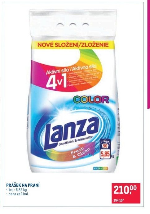 Lanza prášek na praní