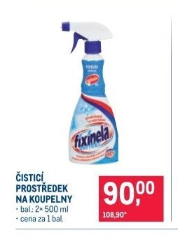 Fixinela čisticí prostředek na koupelny