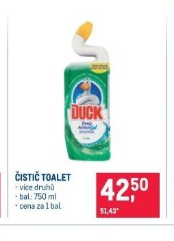 Duck čistič toalet