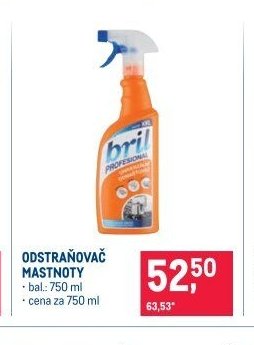 Bril odstraňovač mastnoty