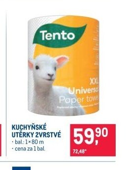Tento kuchyňské utěrky 2vrstvé - Makro akcniletaky.com